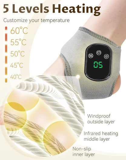 ThermicRelief™ Heated Ankle Massager