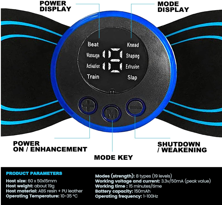 ThermicRelief™ Mini Massage Pad