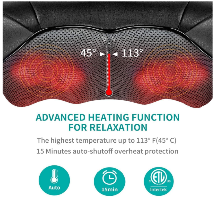 ThermicRelief™ Shiatsu Neck Massager