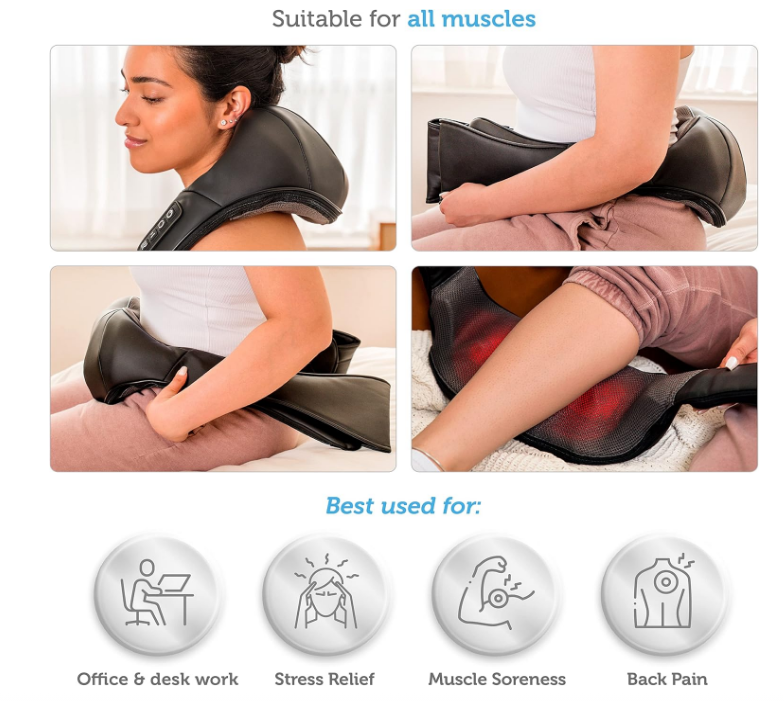ThermicRelief™ Shiatsu Neck Massager